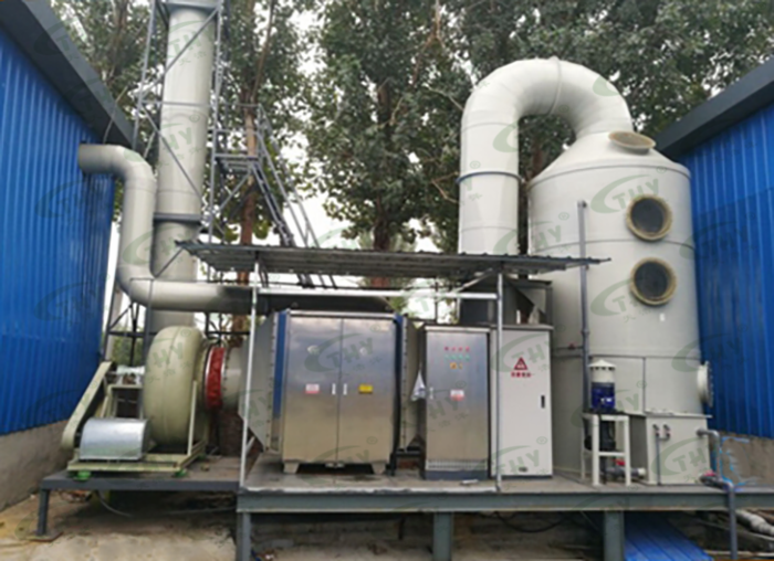 山東東營(yíng)博辰化工有限公司橡膠車(chē)間廢氣處理工程1